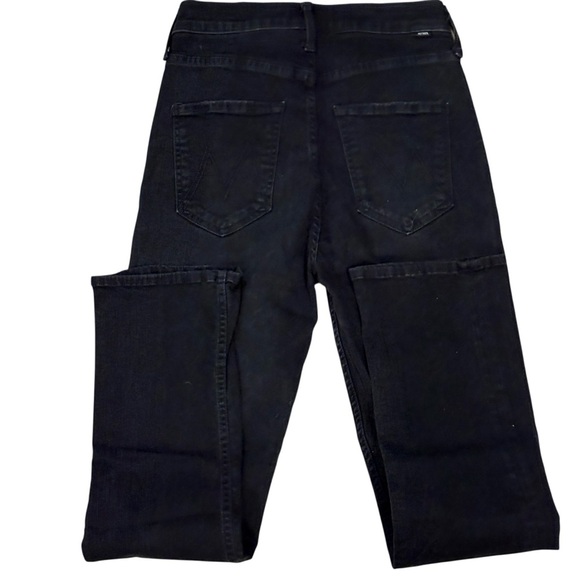 Mother Jeans Black High Waisted Rider Ankle Size 25 Not Guilty - Picture 7 of 9